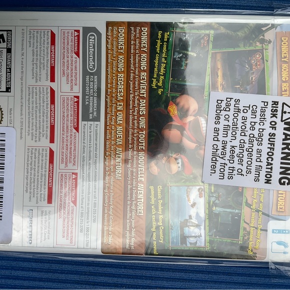 Nintendo Wii Donkey Kong Country Returns Game White - Picture 3 of 5